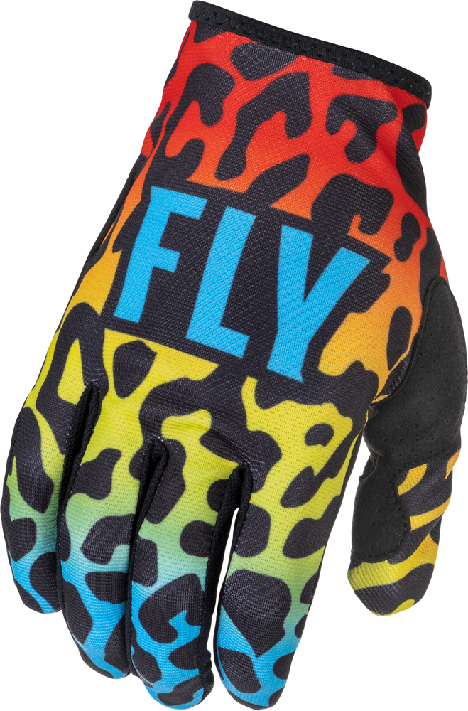 LITE S.E. EXOTIC GLOVES RED/YELLOW/BLUE LG
