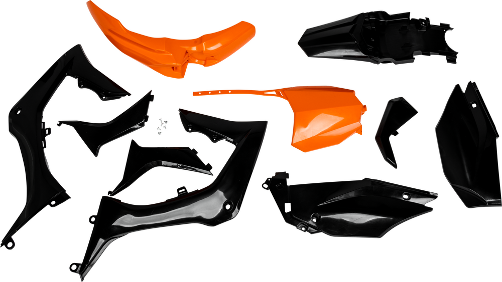 ACERBIS FULL PLASTIC KIT HON ORANGE/BLACK