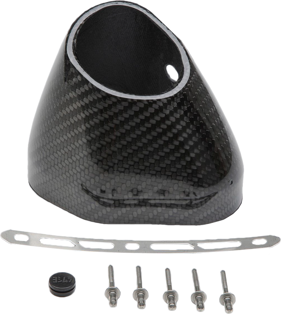 Yoshimura End Cap Kit Left Side R77 Lh Cf Slash-Cut