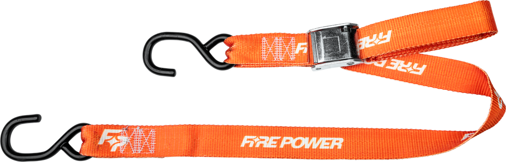 FIRE POWER 1.5" TIE-DOWN ORANGE 2/PK