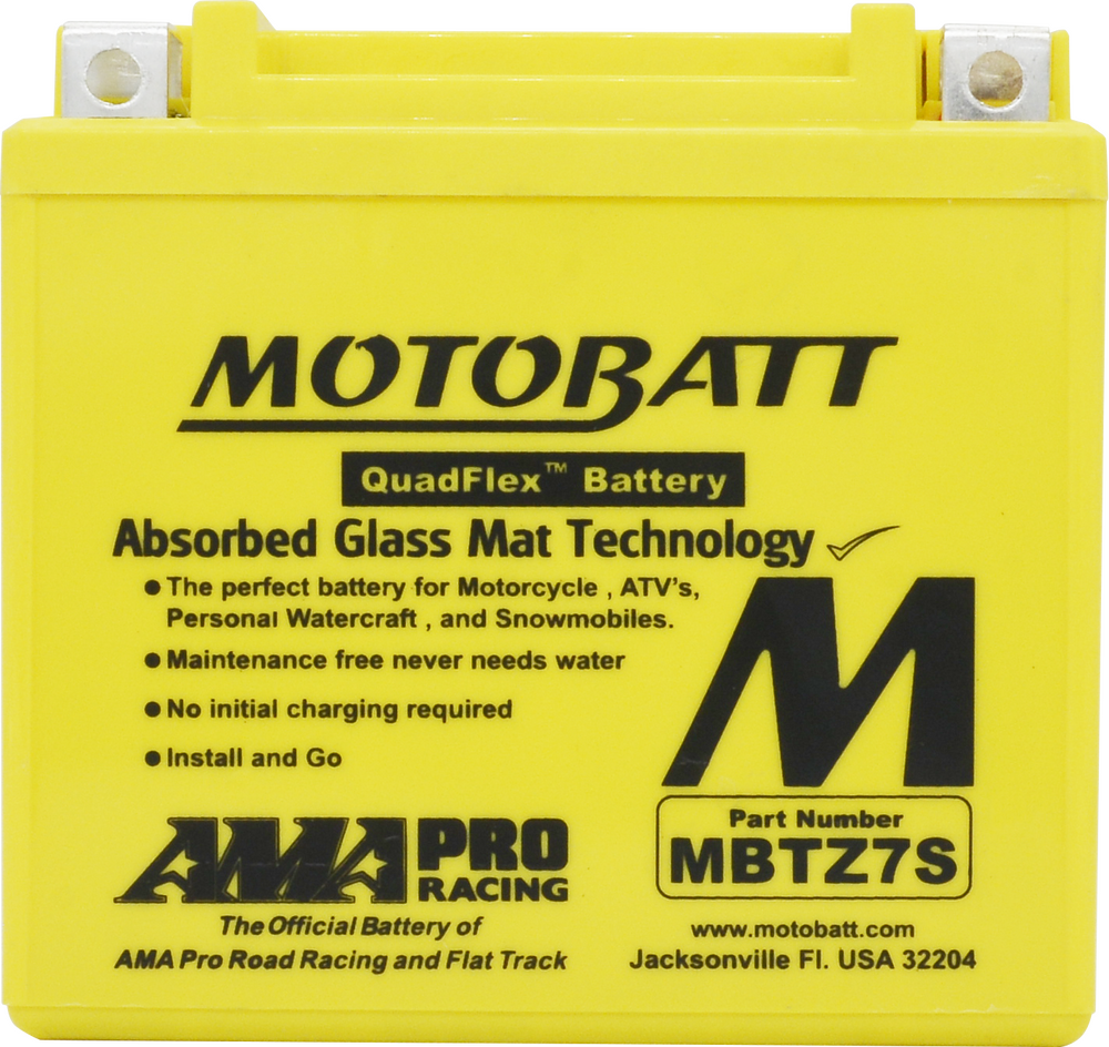 MOTOBATT BATTERY MBTZ7S SEALED FACTORY ACTIVATED