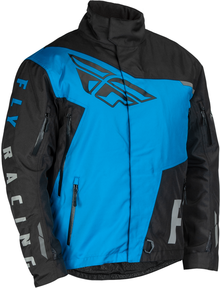 Fly Racing Youth SNX Pro Jacket (2025) — Black/Blue