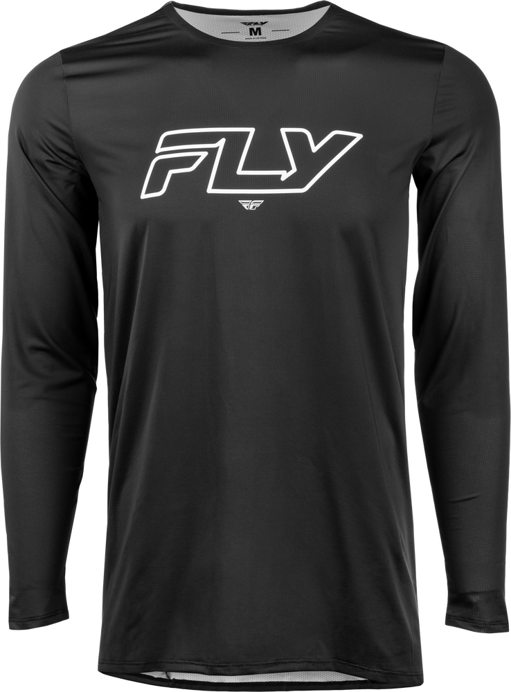 Fly Mtb Enduro Long Sleeve Jersey (2026) — Black/White