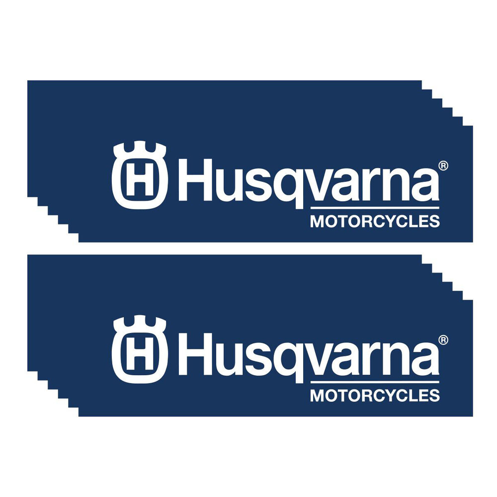 D-COR 6" HUSQVARNA DECAL 10 PK