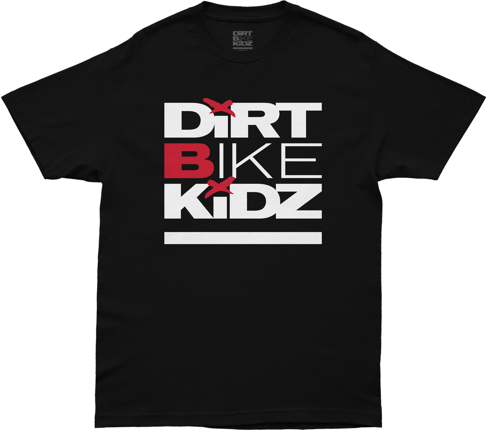 CLASSIC YOUTH TEE BLACK/WHITE YM