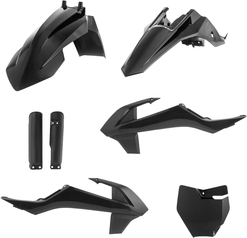ACERBIS FULL PLASTIC KIT BLACK