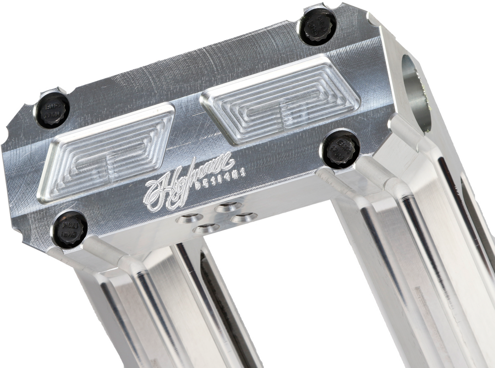 HOFMANN DESIGNS H/D BILLET RISERS 10" RAW KICKBACK