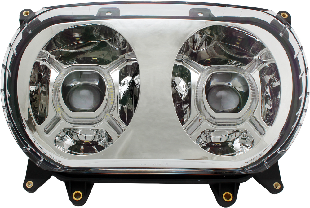 ROAD GLIDE HEADLIGHTS `15-22 CHROME