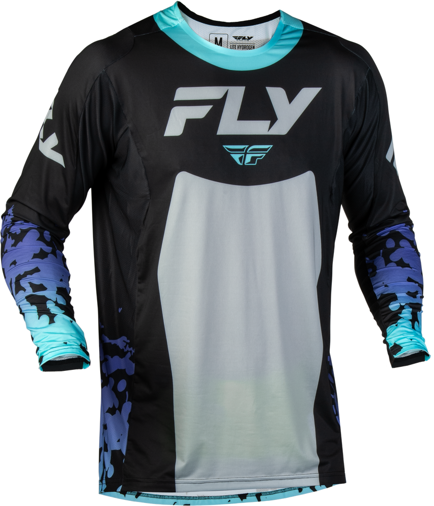 Fly Racing Lite Flake Jersey (2027) — Black/Grey/Multi