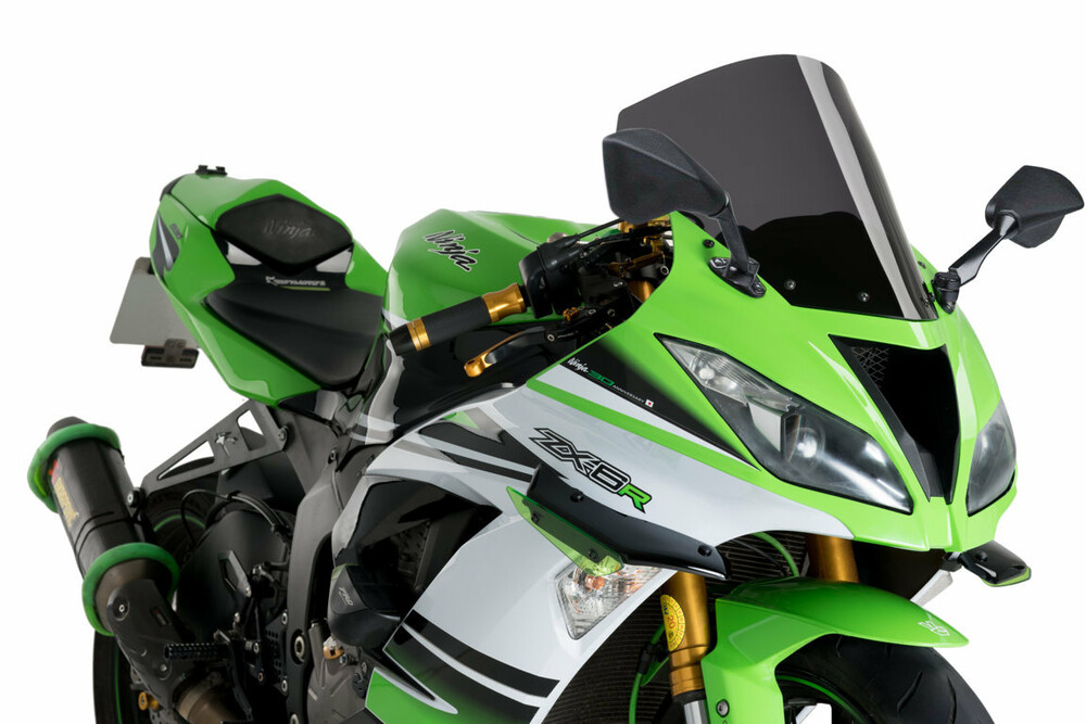 PUIG WINDSCREEN R-RACER DARK SMOKE KAW