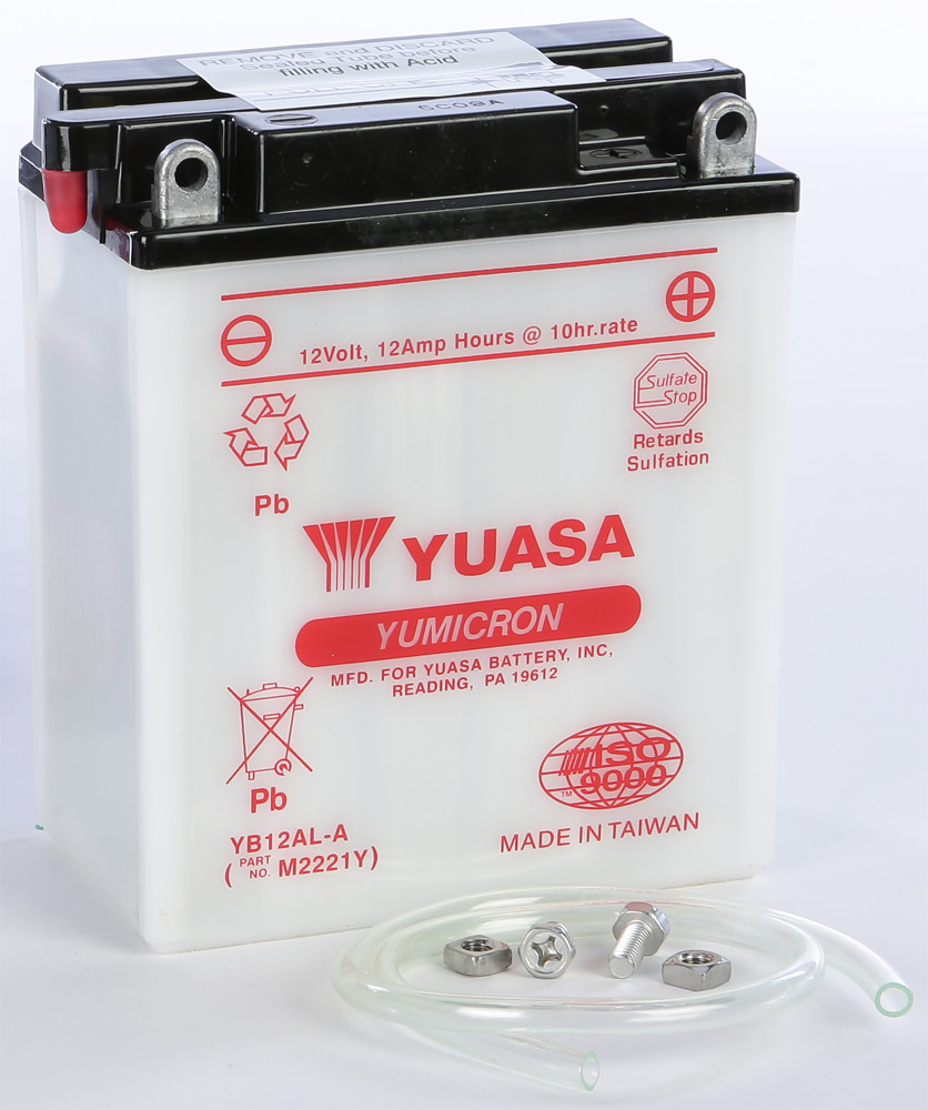 YUASA BATTERY YB12AL-A CONVENTIONAL
