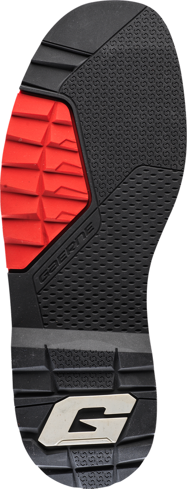 SG22 BOOT SOLE PAIR BLACK/RED SZ 08