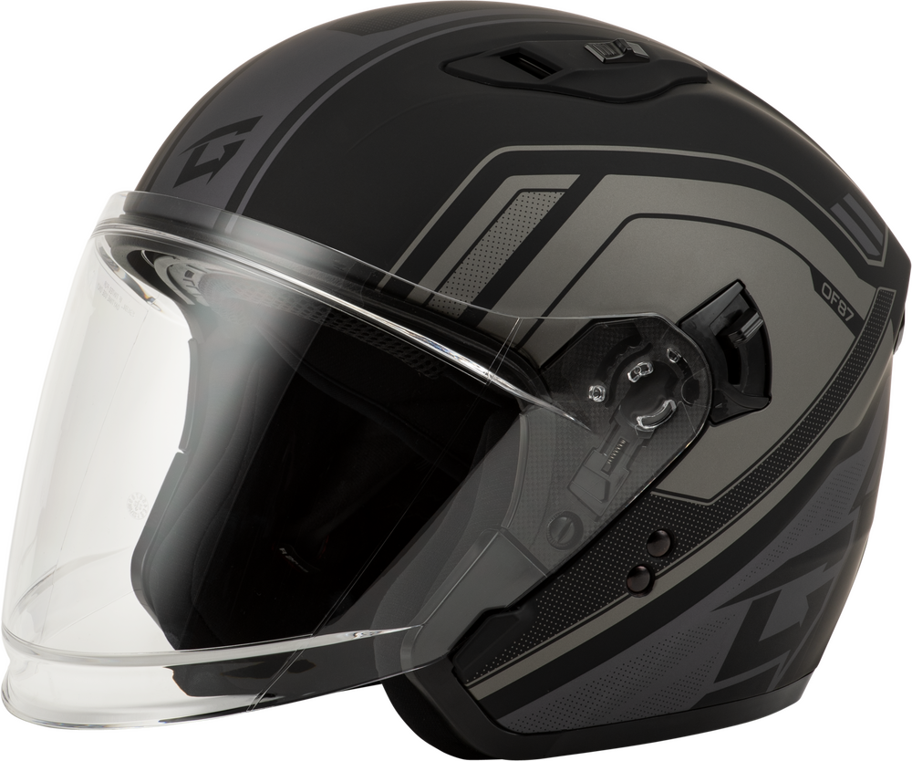 Gmax OF-87 Duke Helmet (2024) — Matte Black/Grey
