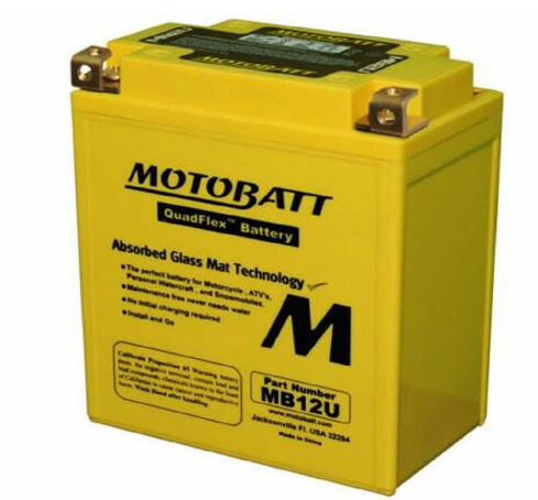 MOTOBATT BATTERY MB12U SEALED FACTORY ACTIVATED