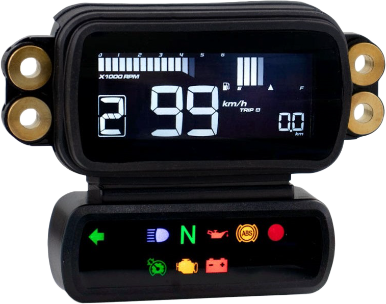 KOSO D2 RUBBER GASKET WITH INSERTS FOR HUD GAUGES