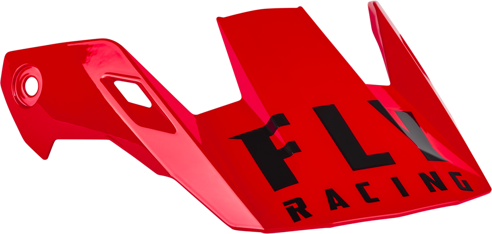 RAYCE HELMET VISOR RED/BLACK XL