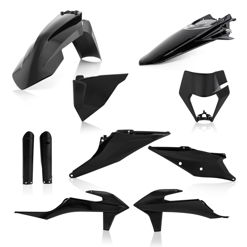 ACERBIS FULL PLASTIC KIT BLACK