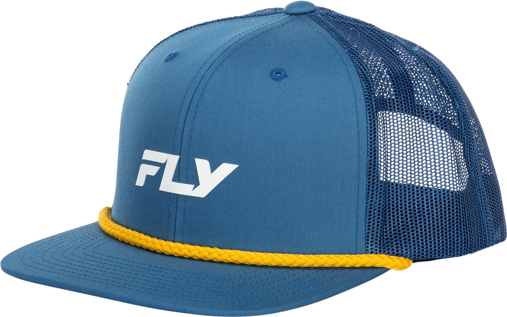 FLY RACING FLY TRUCKER HAT BLUE/YELLOW