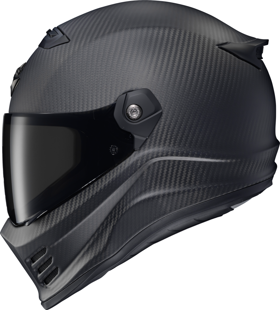 COVERT FX CARBON FULL FACE HELMET MATTE BLACK 2X