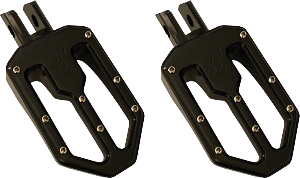 PRO ONE PRO ONE M8 PEG MOTO V2 BLACK ANODIZE