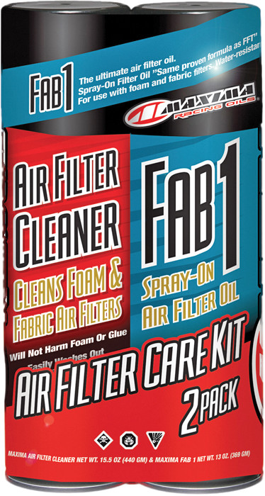 MAXIMA AIR FILTER CARE KIT 2-PK