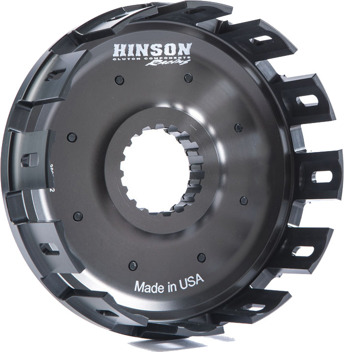 HINSON BILLETPROOF CLUTCH BASKET W/CUSHIONS