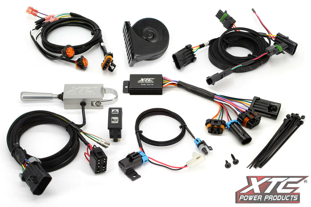XTC Power Products Self-Canceling Turn Signal Kit w/Billet Lever Can-Am Maverick X3 2017-2024