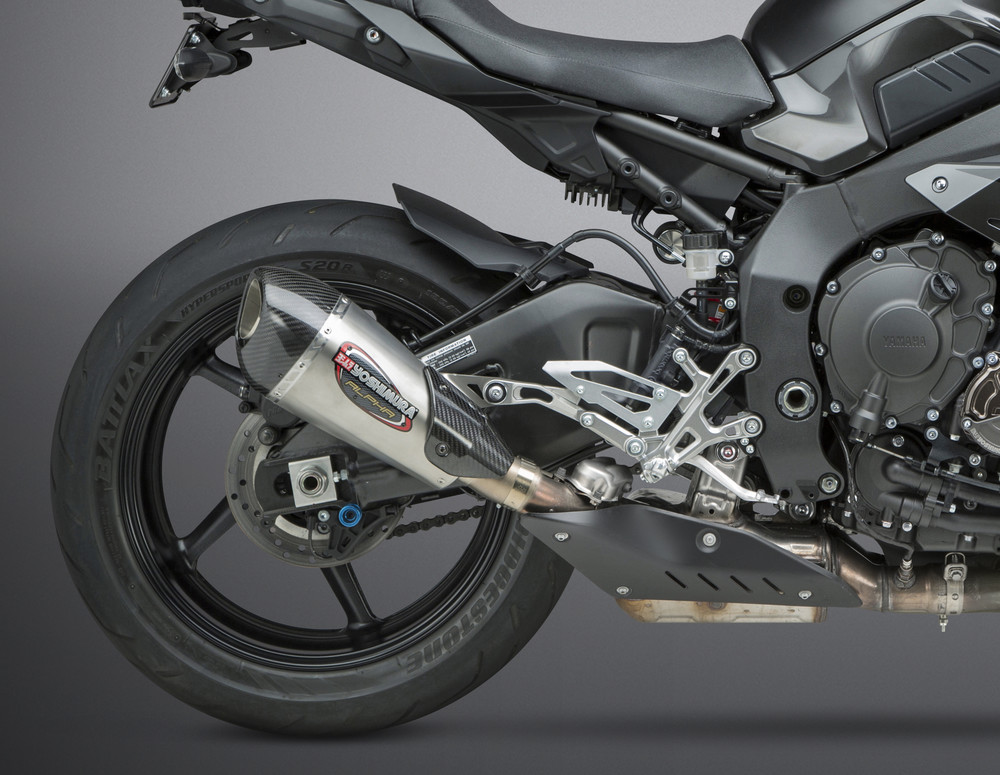 YOSHIMURA EXHAUST STREET ALPHA-T SLIP-ON SS-SS-CF WORKS