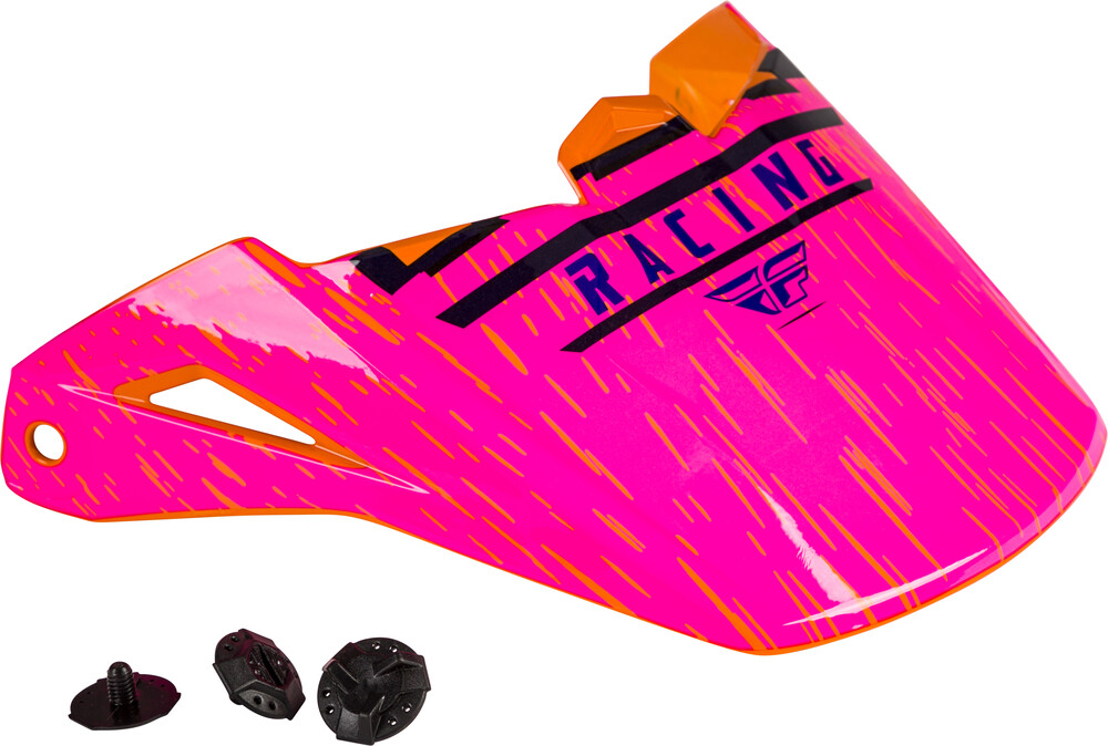 KINETIC K120 HELMET VISOR ORANGE/PINK/BLACK