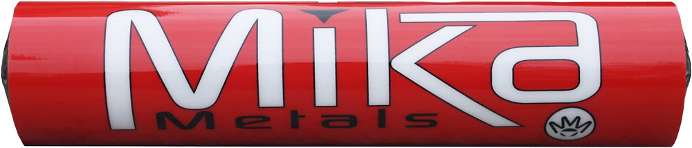 MIKA METALS BAR PAD INJECTION MOLDED 9.75" BIG BIKE RED