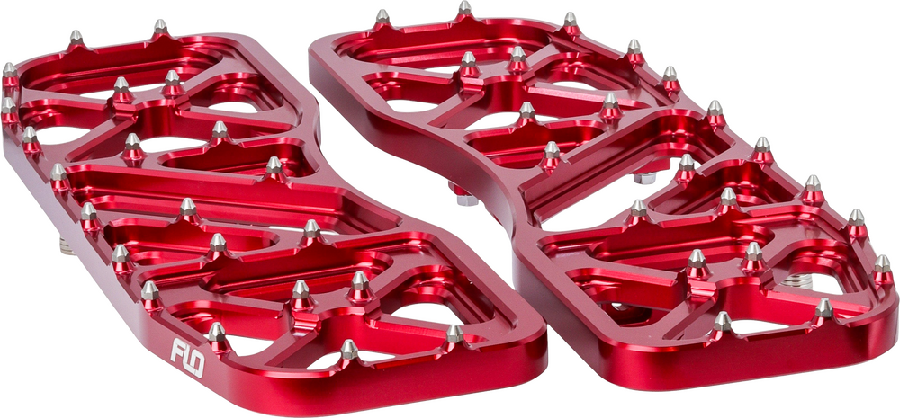 Flo Motorsports V5 Floorboards Red Indian