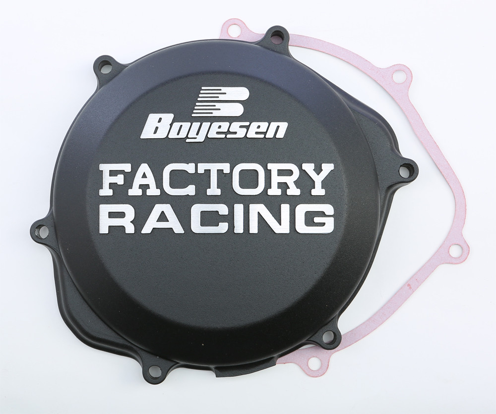 BOYESEN FACTORY RACING CLUTCH COVER BLACK