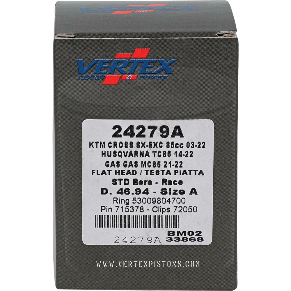 VERTEX PISTON KIT CAST RACE 46.94/STD GAS/HUSQ/KTM