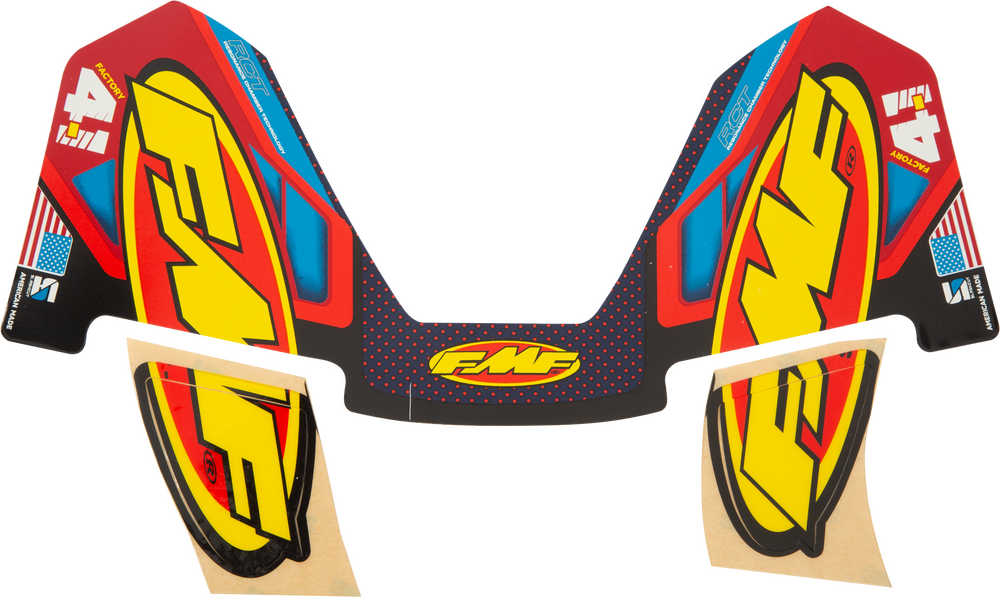 FMF 4.1 TITANIUM RCT WRAP DECAL