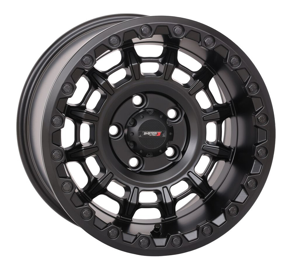 System 3 Sb10 Wheel 15x7 5+2 (+38mm) 5/4.5 Matte Black