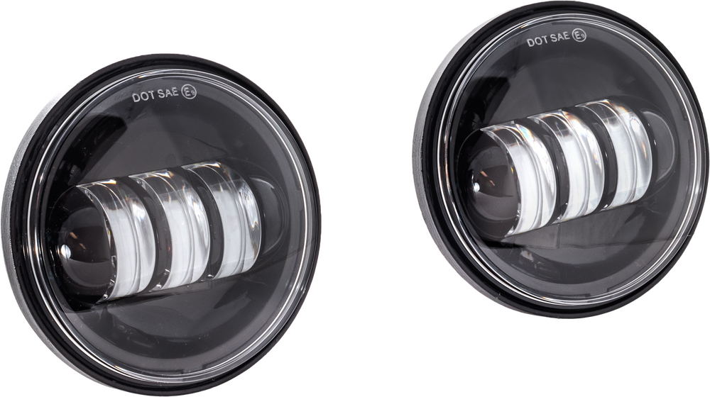 Letric Lighting Co 4.5" Led Passing Lamps Black Indian