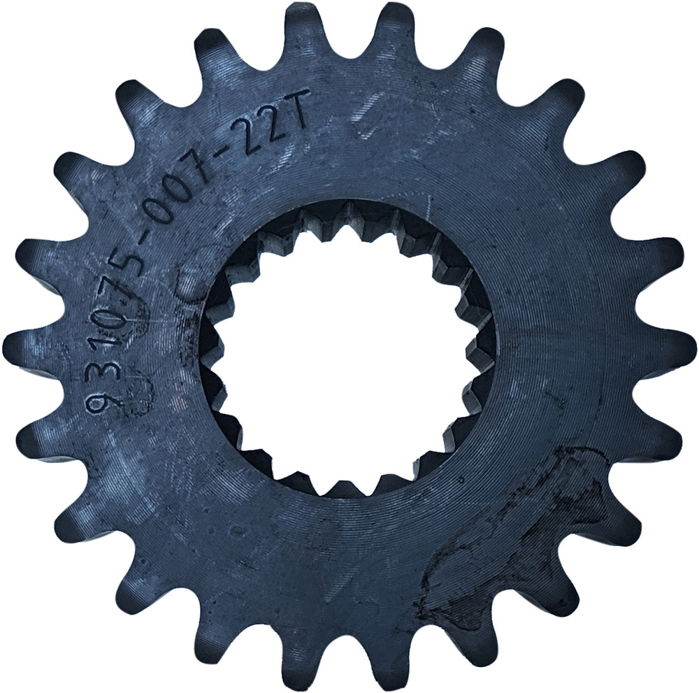 22T TOP SPROCKET  19T SPLINE 3/4" HYVO (13W)