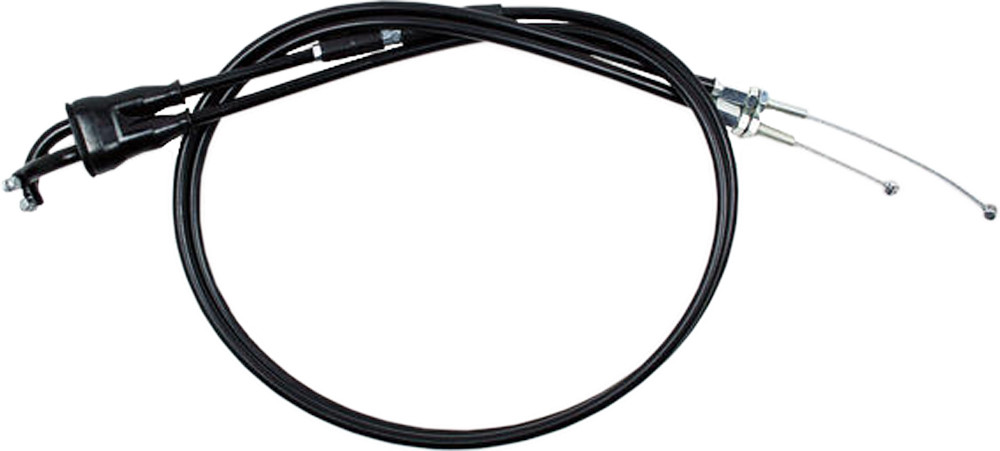 MOTION PRO BLACK VINYL THROTTLE PUSH-PULL CABLE SET