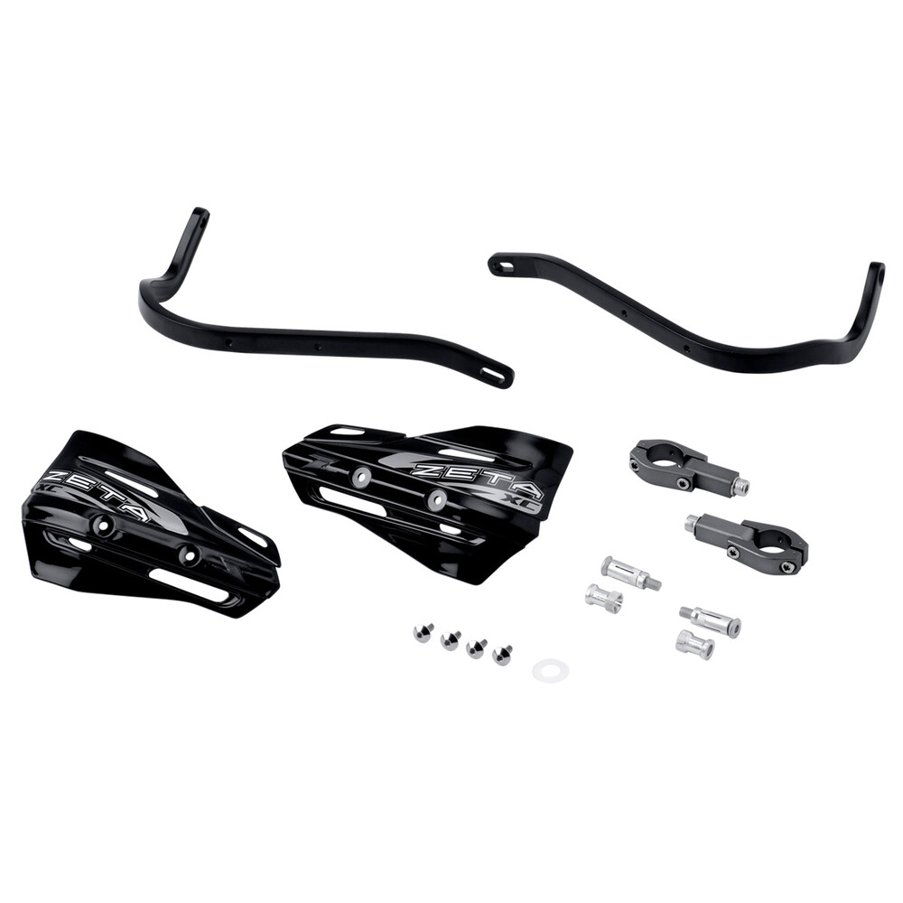 ZETA ARMOR HANDGUARD XC KIT FOR 28.6MM BAR BLACK/BLACK