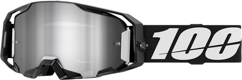 ARMATIC GOGGLE BLACK MIRROR SILVER FLASH LENS