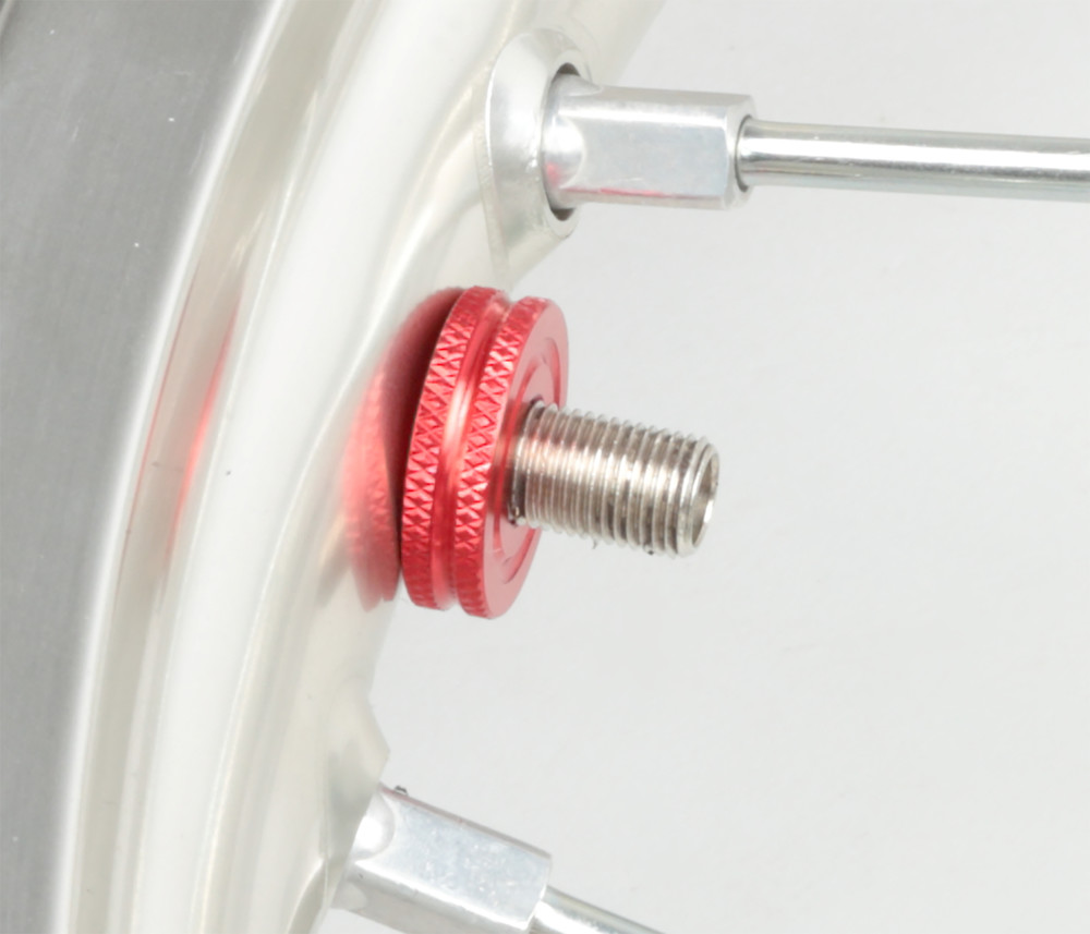 Drc Air Valve Big Nut Red