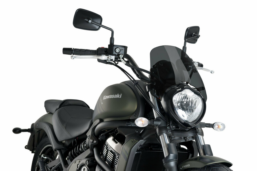 PUIG WINDSCREEN NAKED NEW GEN SPORT DARK SMOKE KAW