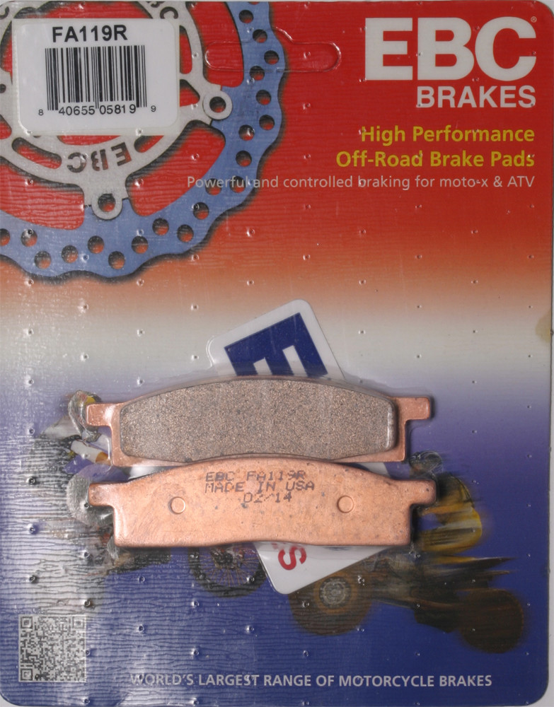 EBC FA119R R Series Sintered Front Brake Pads