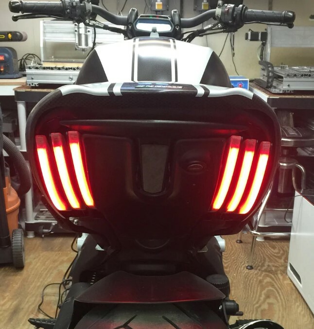 New Rage Cycles LED Rear Turn Signals Ducati Diavel 2011-2018