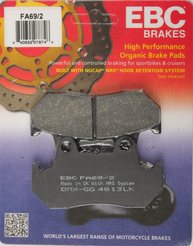Organic Base "FA" Brake Pads