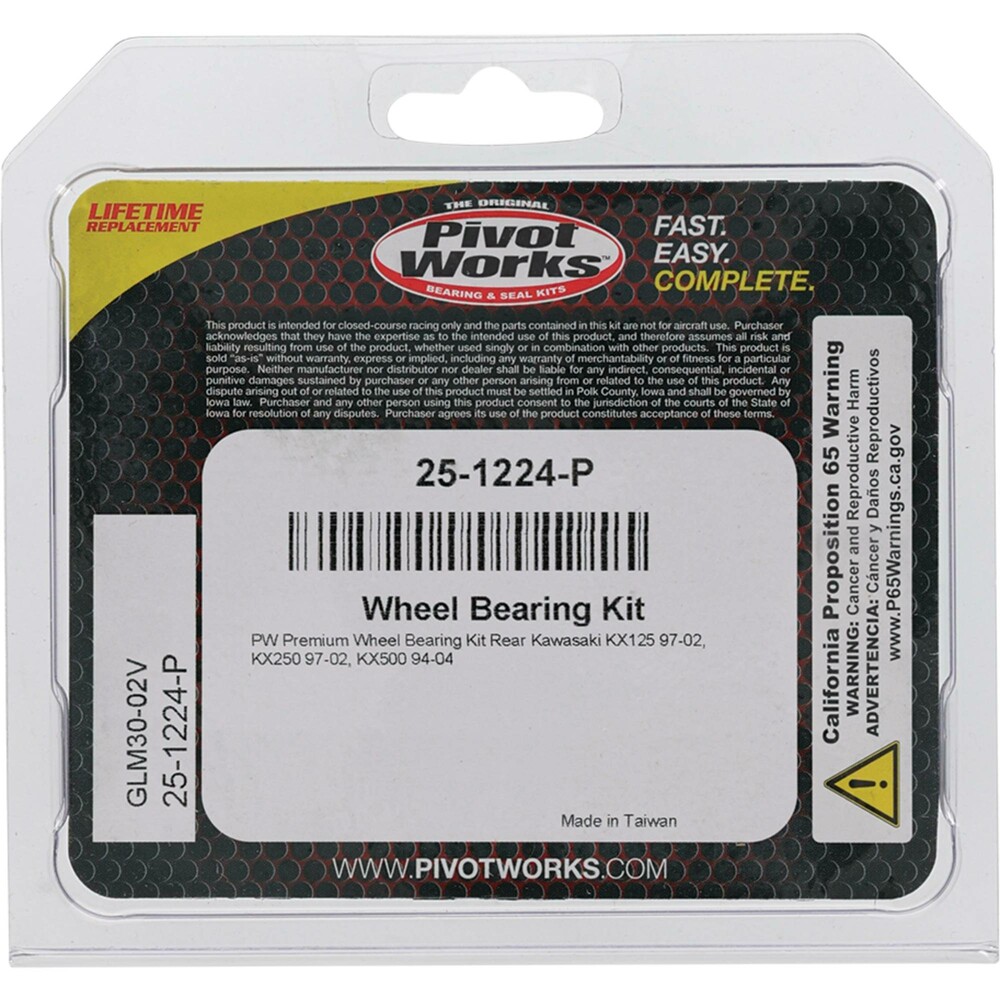 PIVOT WORKS WHEEL BEARING KIT PREMIUM