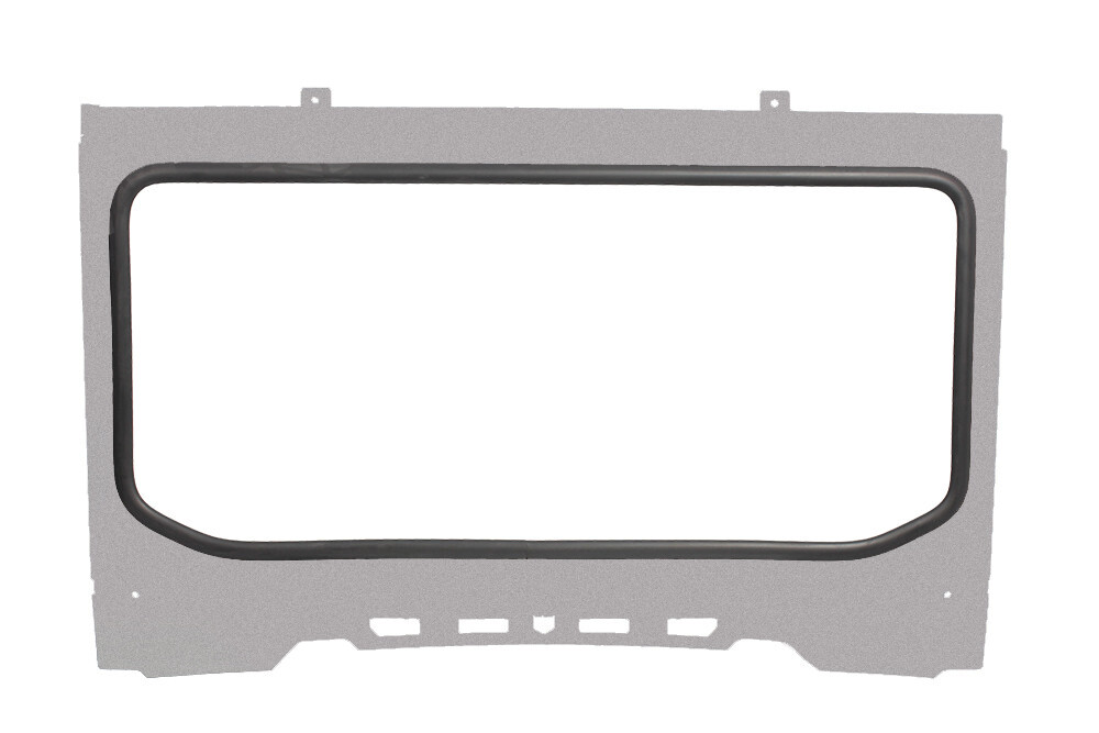 FRONT WINDSHIELD SPARKLE SILVER METALLIC