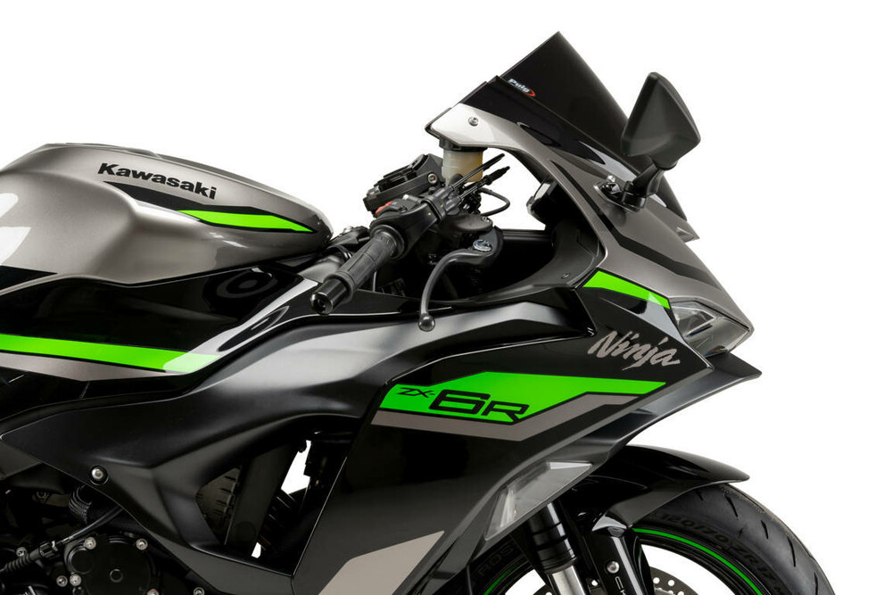 PUIG WINDSCREEN Z-RACING DARK SMOKE KAW