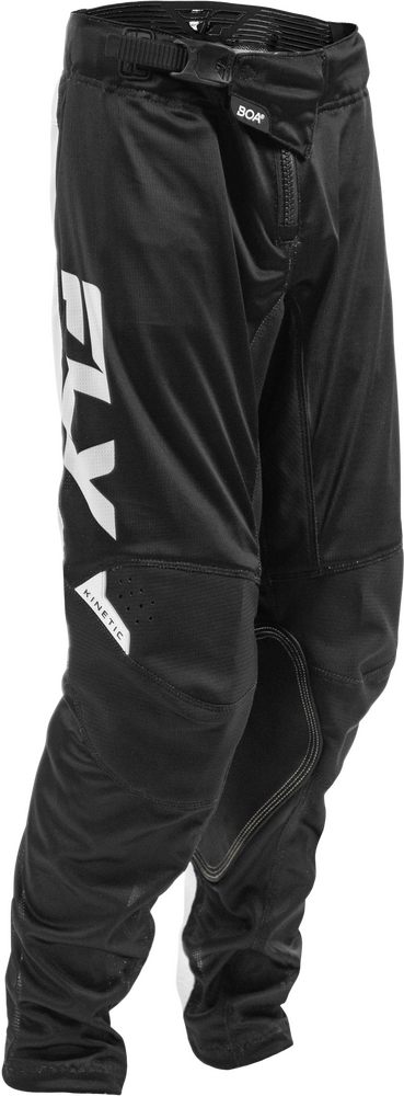 Fly Racing Youth Kinetic Mesh Pants (2026.5) — Black/White