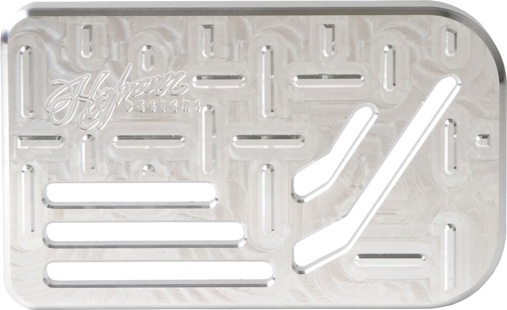 HOFMANN DESIGNS H/D BILLET BRAKE PEDAL PAD RAW FLT